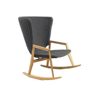 Knit Rocking Armchair | Lava Grey