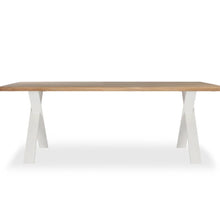 Load image into Gallery viewer, Albert Dining Table | X Frame White
