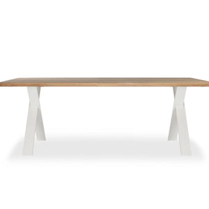 Albert Dining Table | X Frame White