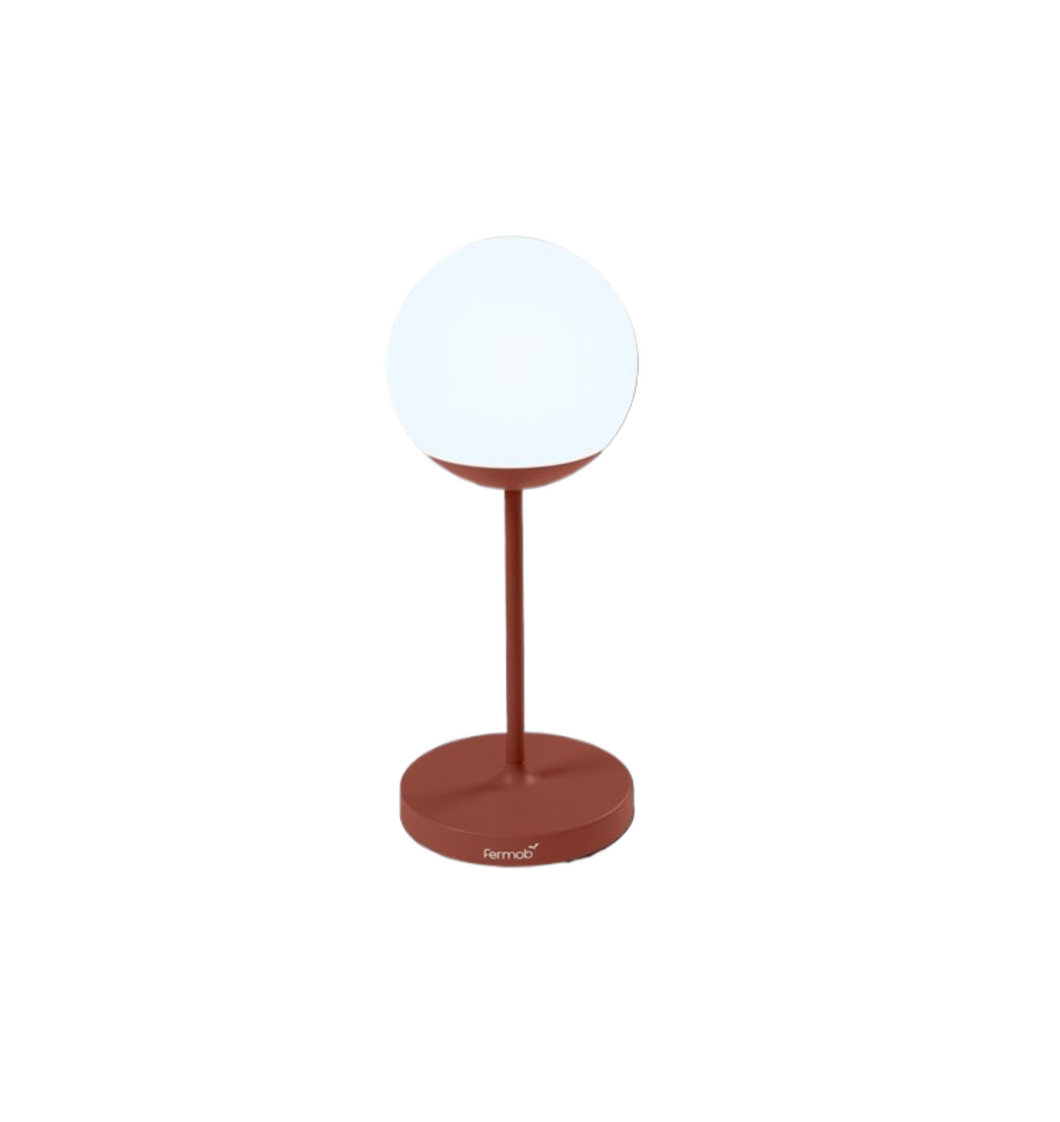 Mooon Table Lamp | Red Ochre