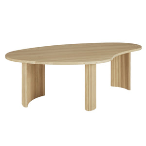 Boomerang Oak Coffee Table | Large