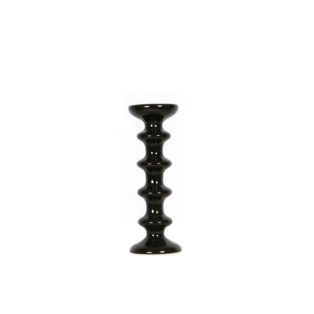 Slavic H25 Candle Holder | Black